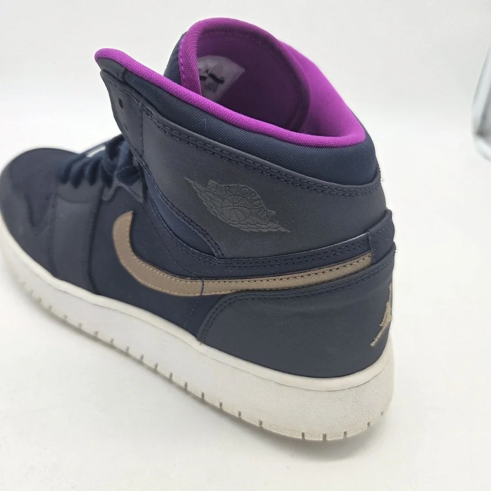 Nike Air Jordan 1 Retro Hi GS Maya Moore Blue Basketball Shoes 9.5Y
